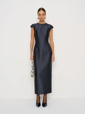 Reformation Belden Dress Blue - Size 12- NWT